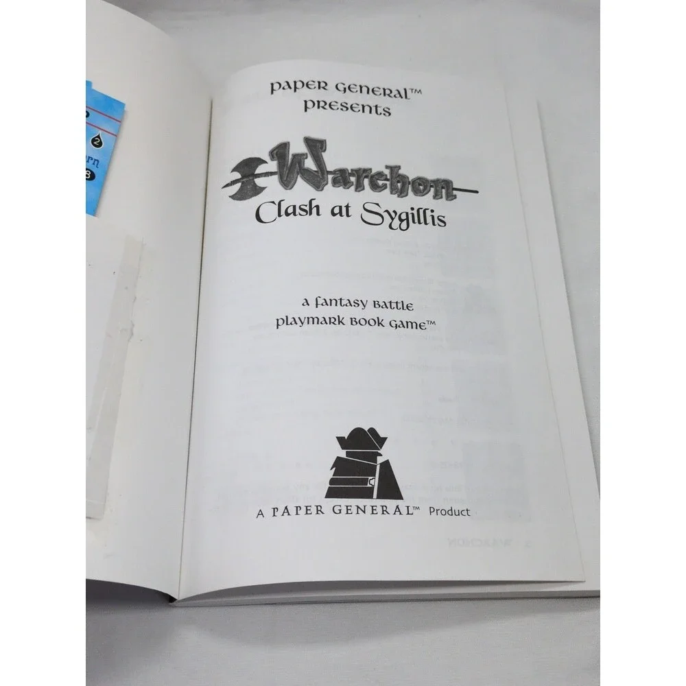 Warchon Clash At Sygillis Playmark Book Game Z-Man Games